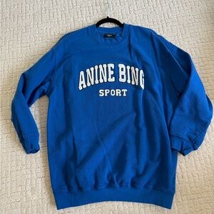 Anine Bing Sport Blue Men's Sweater
